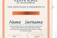 Certificate Template,diploma,a4 Size ,vector Stock Vector with regard to Certificate Template Size