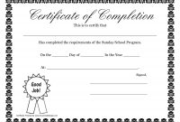 Certificate Templates For School 6 – Elsik Blue Cetane pertaining to Certificate Templates For School