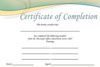 Certificate Templates Microsoft Office – Elsik Blue Cetane with regard to Microsoft Office Certificate Templates Free