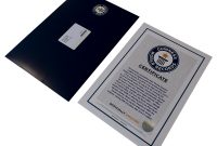 Certificates inside Guinness World Record Certificate Template