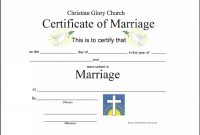 Christian Wedding Certificate Sample – Google Search | Download regarding Certificate Of Marriage Template