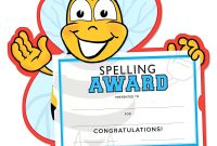 Collection Of Free Excelling Clipart Award. Download On Ui Ex pertaining to Spelling Bee Award Certificate Template