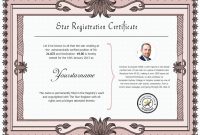 Collection Of Solutions For Star Naming Certificate Template Also in Star Naming Certificate Template