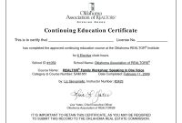 Continuing Education Certificates Templates - Best Education 2018 regarding Ceu Certificate Template