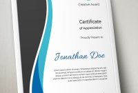 Creative Award Certificate Template | Ideas | Certificate Templates for Design A Certificate Template