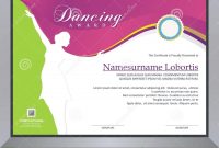 Dancing Award Stock Vector. Illustration Of Competition – 102019350 inside Dance Certificate Template