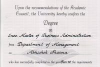 Degree: Degree Certificate Sample Degree Certificates with University Graduation Certificate Template