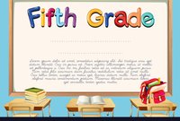 Diploma Template For Fifth Grade Students intended for 5Th Grade Graduation Certificate Template