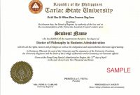 Doctorate Degree Certificate Template – Bizoptimizer within Doctorate Certificate Template