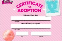 Download Fun Activities And Color-Ins To Print Out And Play With for Toy Adoption Certificate Template