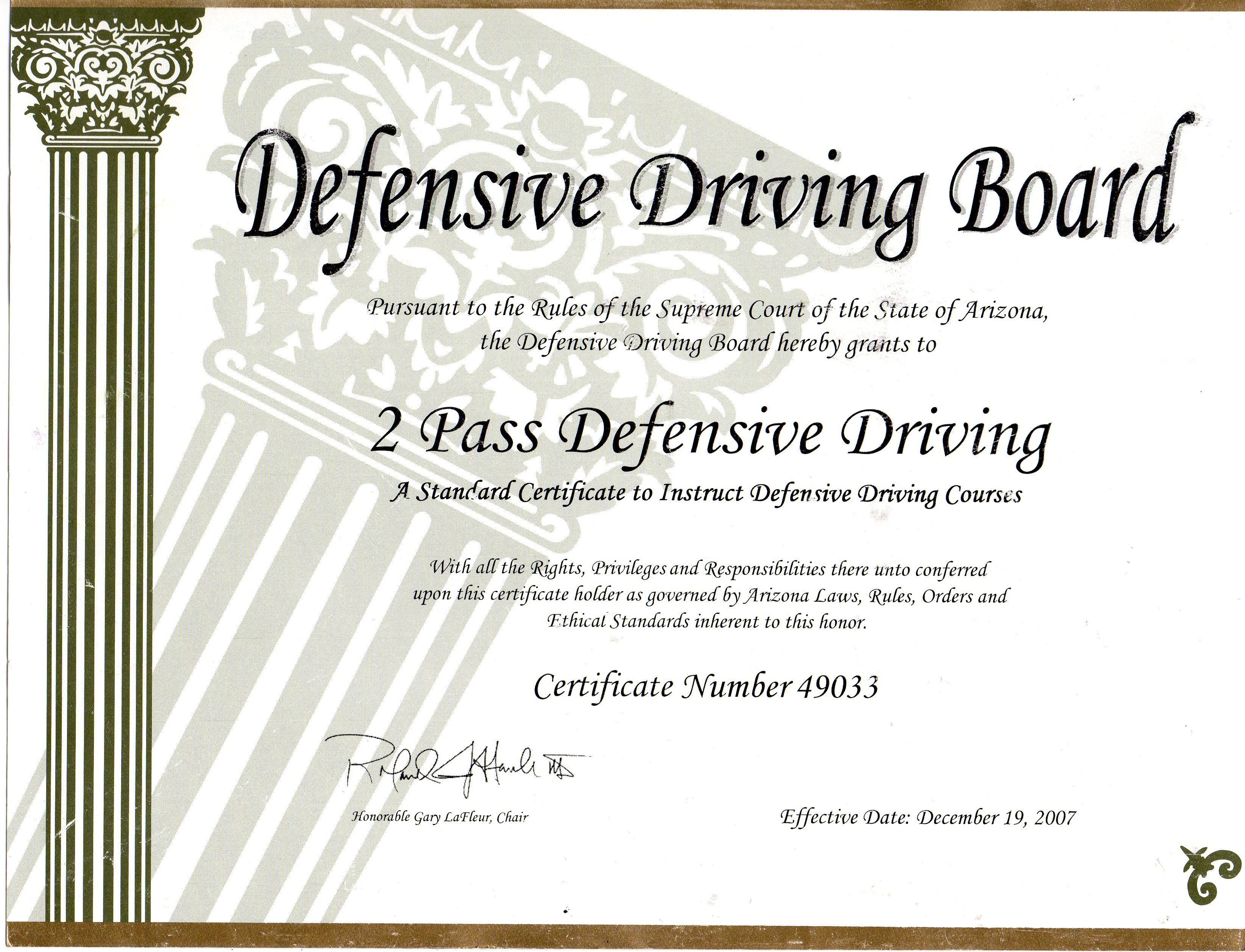 Driving Certificate Template - Mandegar regarding Safe Driving Certificate Template