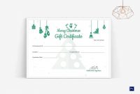Editable Christmas Gift Certificate throughout Merry Christmas Gift Certificate Templates