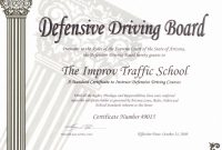 Free Arizona Traffic School Easy Online Courses Improv® Defensive throughout Safe Driving Certificate Template