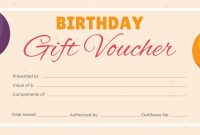 Free Birthday Gift Certificate Templates | Certificate Template regarding Track And Field Certificate Templates Free