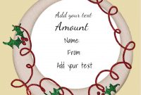 Free Christmas Gift Certificate Template | Customize Online & Download for Christmas Gift Certificate Template Free Download
