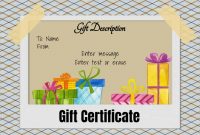 Free Gift Certificate Template | 50+ Designs | Customize Online And within Graduation Gift Certificate Template Free
