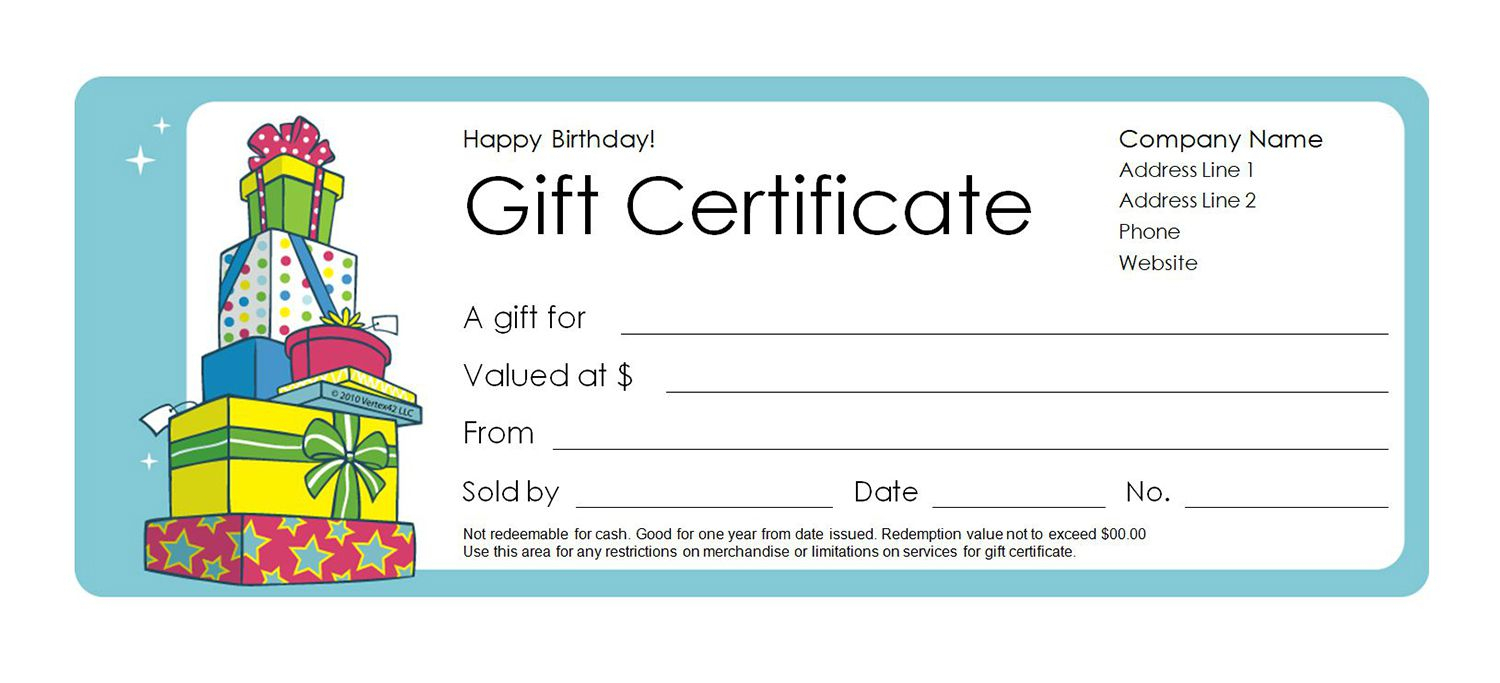 Free Gift Certificate Templates You Can Customize pertaining to Dinner Certificate Template Free