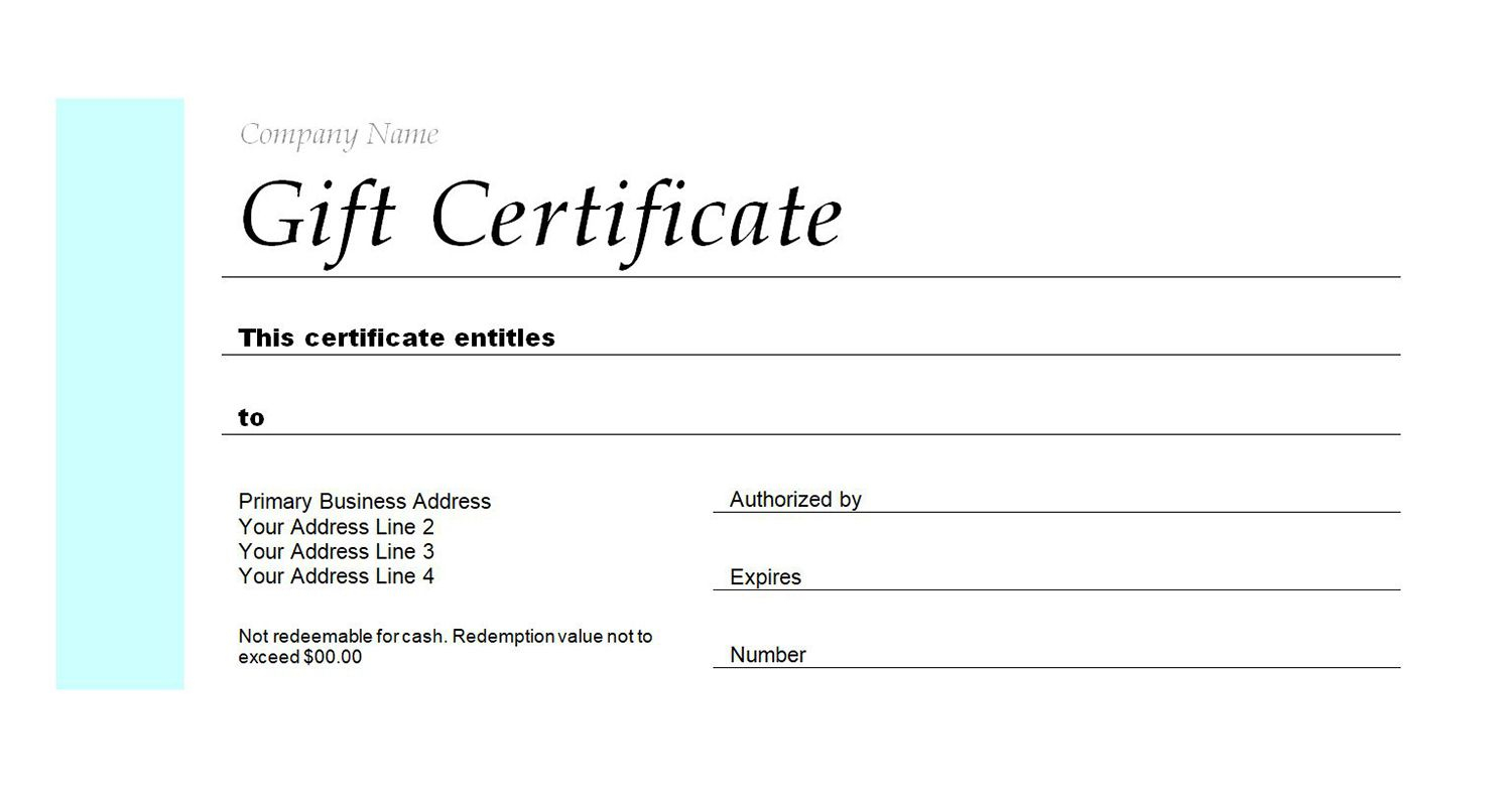 Free Gift Certificate Templates You Can Customize throughout Massage Gift Certificate Template Free Download