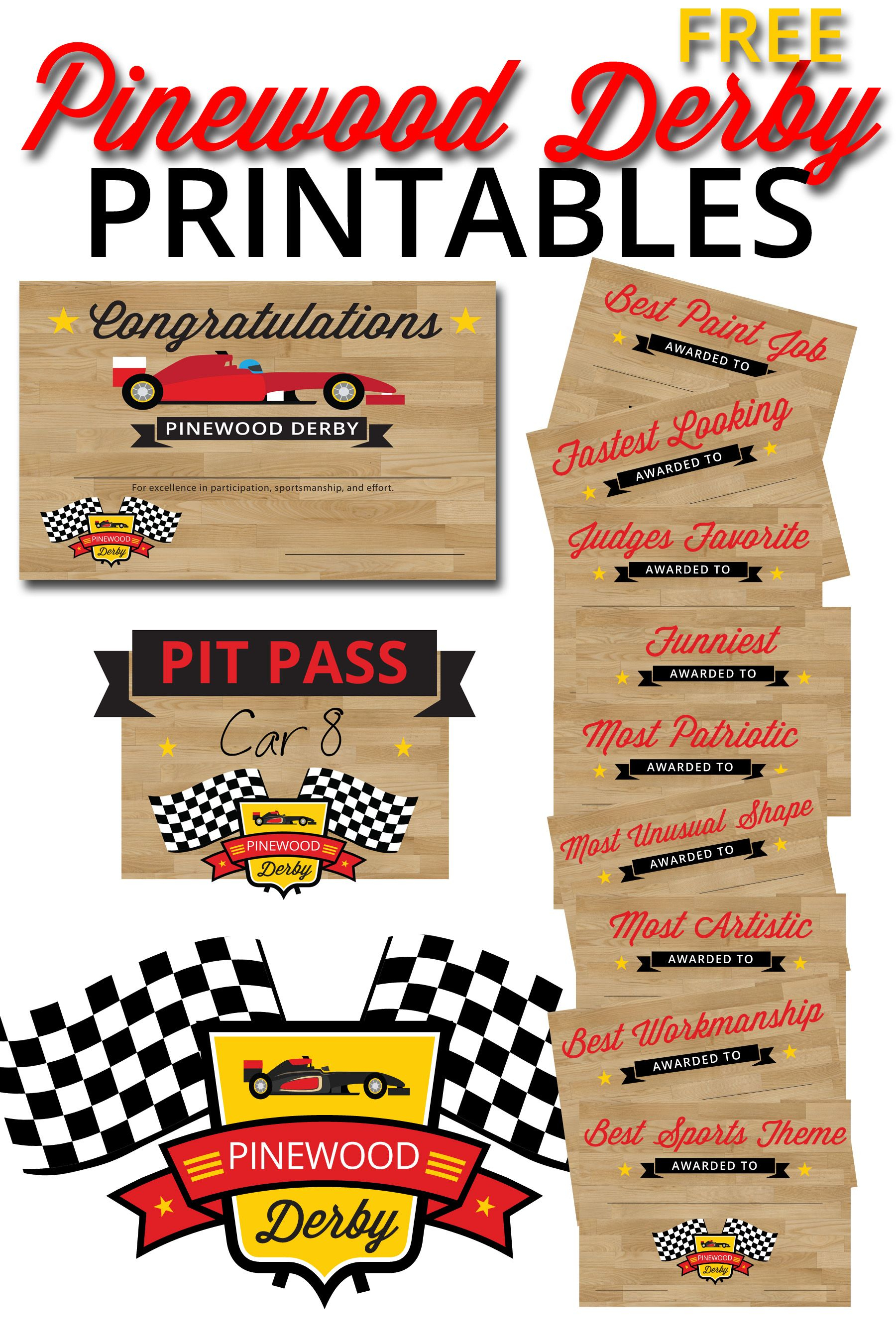 Free Pinewood Derby Printables | The Best Of The Lds Blogs with regard to Pinewood Derby Certificate Template