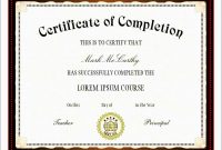 Free Premarital Counseling Certificate Of Completion Template throughout Premarital Counseling Certificate Of Completion Template