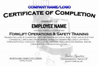 Free Printable Forklift License Template For 9 Best Of Printable regarding Forklift Certification Template