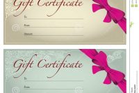Free Printable Gift Vouchers Template Certificate Templates Online with regard to Pink Gift Certificate Template