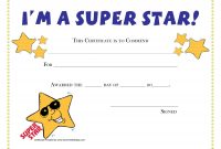 Free Printable Student Award  | Gh | Award Certificates in Star Certificate Templates Free