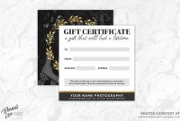 Gift Certificate Template For Photography – Yeder.berglauf-Verband intended for Photoshoot Gift Certificate Template