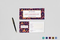 Gift Certificate Template inside Indesign Gift Certificate Template