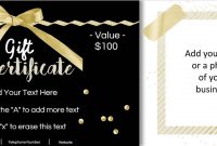 Gift Certificate Template With Logo inside Custom Gift Certificate Template
