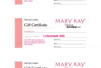 Gift Certificates | Mary Kay Gift Certificate! Checo That with Mary Kay Gift Certificate Template