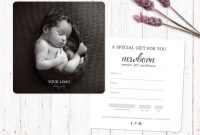 Gift Voucher Template. Gift Certificate Template. Photography Gift throughout Photoshoot Gift Certificate Template