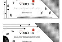 Gift Voucher. Vector, Illustration. Coupon And Voucher Template.. intended for Company Gift Certificate Template