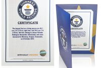 Guinness World Record Certificate Template – Ataum.berglauf-Verband pertaining to Guinness World Record Certificate Template