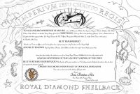 How To Turn Slimy Polliwogs Into Trusty Shellbacks | Jay On A Boat with Crossing The Line Certificate Template
