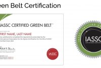 Icgb – Lean Six Sigma Green Belt Online Self Paced – 12 Months E-Learning  Access with Green Belt Certificate Template