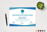 Medical Excellence Certificate Template inside Certificate Template For Pages