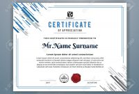 Multipurpose Modern Professional Certificate Template Design.. pertaining to Design A Certificate Template