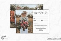 Photography Gift Certificate Template Free Amazing Printable Gift with regard to Free Photography Gift Certificate Template