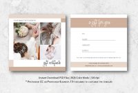 Photography Gift Certificate Template with regard to Gift Certificate Template Photoshop