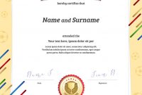 Portrait Certificate Template In Football Sport inside Football Certificate Template