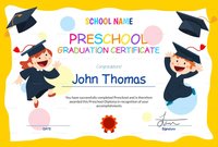 Preschool Graduation Certificate Template – Ataum.berglauf-Verband with 5Th Grade Graduation Certificate Template