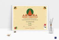 Printable Christmas Gift Certificate with Merry Christmas Gift Certificate Templates