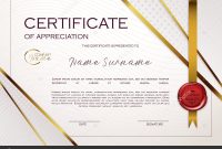 Qualification Certificate Appreciation Design Elegant Luxury Modern intended for Qualification Certificate Template