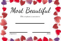 Romantic Printables | 💕 Romancefromtheheart for Love Certificate Templates