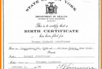 Sample Birth Certificates – Ataum.berglauf-Verband inside Girl Birth Certificate Template