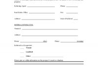 Sample Printable Referral Sheet For Realtors Form | Latest Sample with Referral Certificate Template