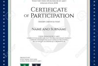 Sport Theme Certificate Of Participation Template For Football.. in Star Naming Certificate Template