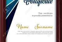 Stock Photo pertaining to Certificate Template Size