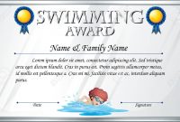 Swimming Certificates Template – Ataum.berglauf-Verband throughout Borderless Certificate Templates